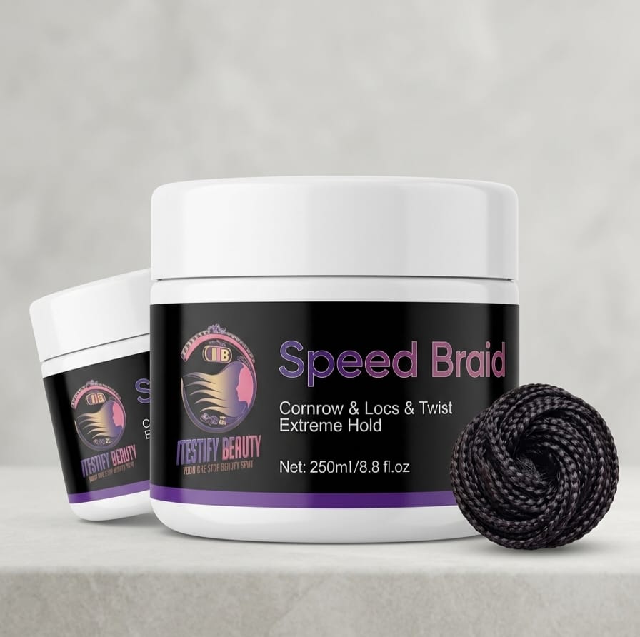 Speed Braid – Extreme Hold Braiding Gel by ITESTIFY BEAUTY