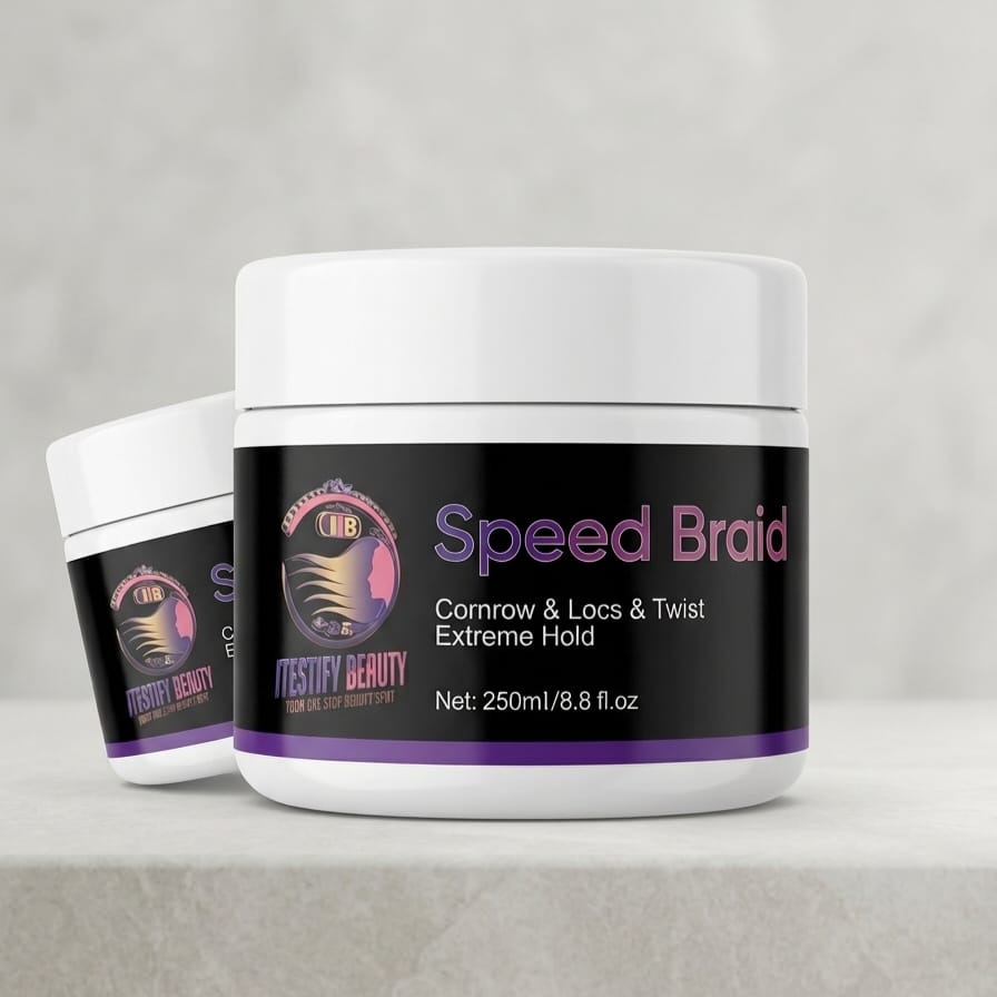 Speed Braid – Extreme Hold Braiding Gel by ITESTIFY BEAUTY