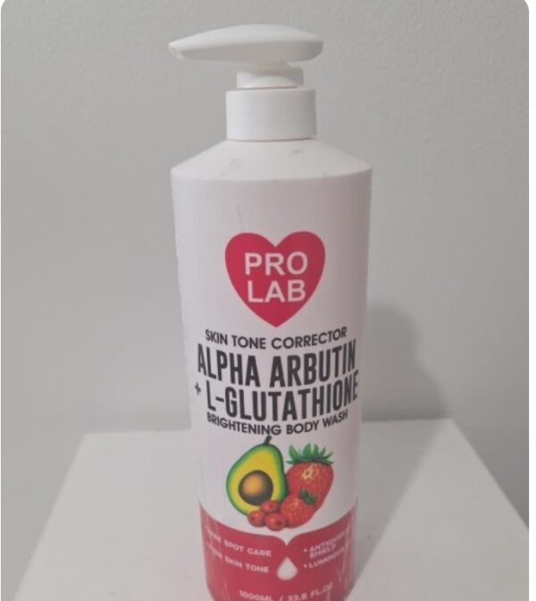 Prolab Alpha Arbutin + L-Glutathione Brightening Body Wash 1000ml