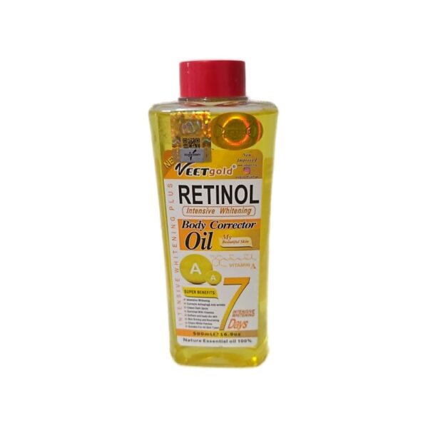 Veet Gold Retinol Intensive Whitening Body Corrector Oil 500ml